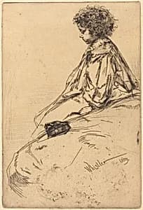 Bibi Lalouette by James McNeill Whistler
