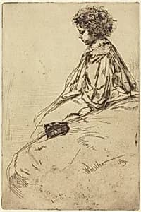 Bibi Lalouette by James McNeill Whistler