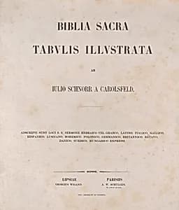 Biblia Sacra tabulis illustrata by Various Artists, after Julius Schnorr von Carolsfeld