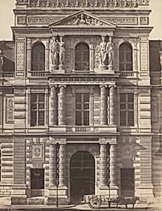 Bibliothèque Imperiale du Louvre by Édouard-Denis Baldus