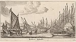 Bicker's Island, Amsterdam by Reinier Nooms, called Zeeman