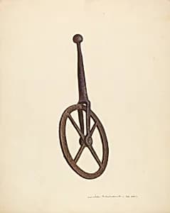 Blacksmith's Measuring Wheel by John Swientochowski