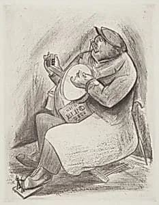 Blind Beggar by Adolf Arthur Dehn