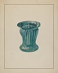 Blue-Green Vase by Marcus Moran