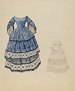 Blue Silk Dress by Joseph L. Boyd