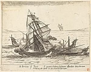Boarding of the Bertone by Jacques Callot