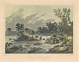 Bolling's Dam, Petersburgh, Virginia by John Hill, after Joshua Shaw