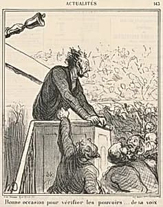 Bonne occasion pour vérifier ... by Honoré Daumier