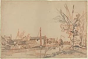 Bords de Canal by Johan Barthold Jongkind
