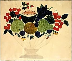 Bowl of Fruit by American 19th Century
