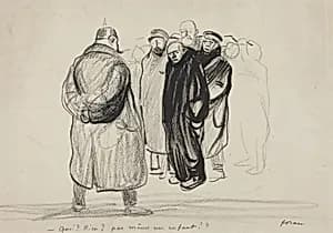 Bredouilles,  l'Equipage d'un Zeppelin by Jean-Louis Forain