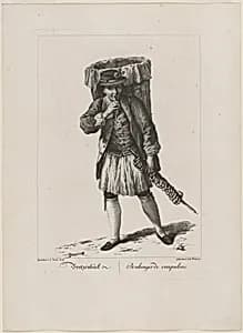 Bretzenbäck (Pretzel Baker) by Johann Mössmer, after Johann Christian Brand