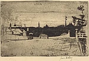 Bridge near Leith by James McBey