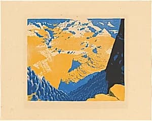 Bright Angel Trail by Gustave Baumann