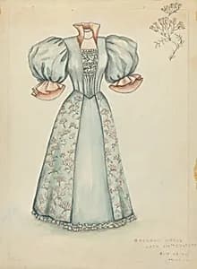 Brocade Dress by Fanchon Larzelere