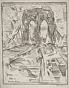 Brooklyn Bridge (Mosaic) by John Marin