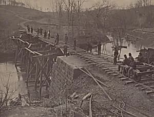 Bull Run Bridge Repaired by Andrew Joseph Russell