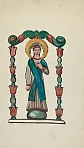 Bulto-Figure of Saint by E. Boyd