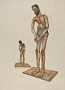 Bulto (Penitente Nazarine Christ) by Eldora P. Lorenzini