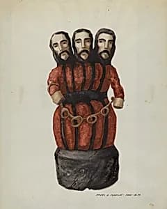 Bulto:"Holy Trinity" by Majel G. Claflin