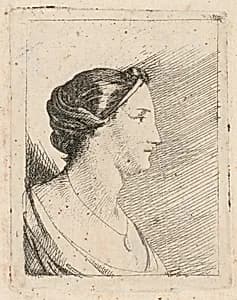 Bust of a Woman by Johann Heinrich Schönfeld
