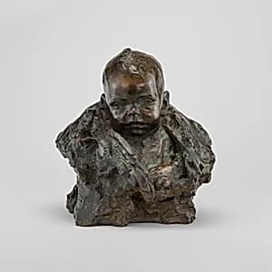 Bust of Baby by Bessie Potter Vonnoh