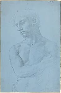 Bust of Nude Man by Alphonse Legros