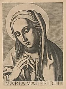 Bust of the Virgin by Raffaello Schiaminossi
