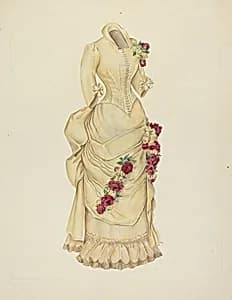Bustle Dress by American 20th Century