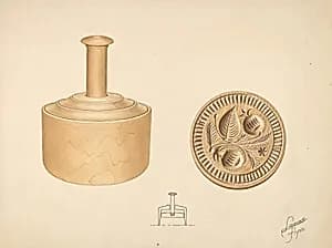 Butter Mold - Burr Design by Lawrence Flynn