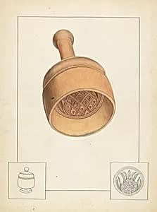 Butter Mold by Wilbur M Rice