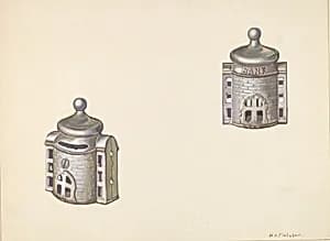 Byzantine Dome Coin Bank by William O. Fletcher