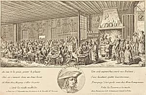 Cabaret of Ramponaux by French 18th Century (formerly attributed to Benoît-Louis Prévost)