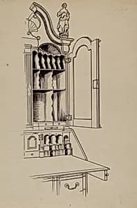 Cabinet-top Desk
