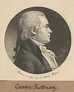 Caesar Augustus Rodney by Charles B. J. Févret de Saint-Mémin