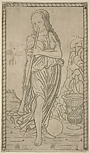 Caliope (Calliope) by Master of the E-Series Tarocchi