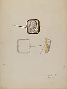 Cameo Brooch by Grace Halpin