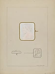 Cameo Brooch by Marie Famularo