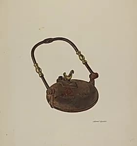 Camp Lamp by Albert Rudin