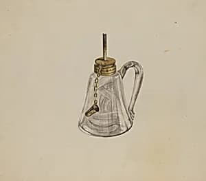 Camphene Lamp by Don Pingatore