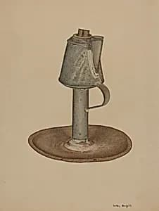 Camphene Lamp by LeRoy Griffith