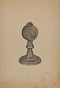 Camphor Lamp by LeRoy Griffith