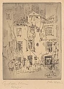 Campiello S. Rocco, Venice by John Marin