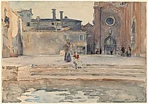 Campo dei Frari, Venice by John Singer Sargent