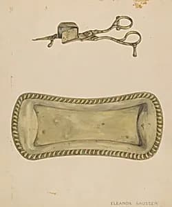 Candle Snuffer and Tray by Eleanor Gausser