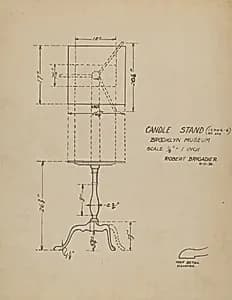 Candle Stand by Robert Brigadier