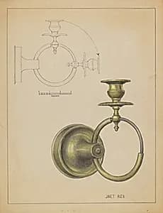 Candlestick by Janet Riza