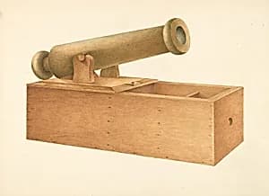 Cannon-shaped Ballot Box by Joseph Ficcadenti