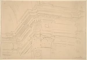 Capilla Real Entablature, Granada by John Singer Sargent