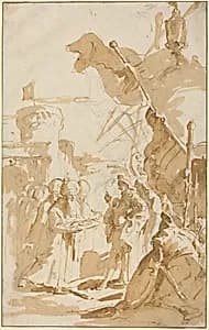 Capitulation of a Town by Giovanni Battista Tiepolo